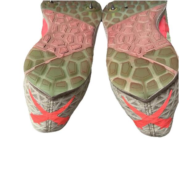 Nike Zoom Rival Waffle 5 Women’s 7.5 Green Coral Track Running Spikes Sneakers - Picture 9 of 9